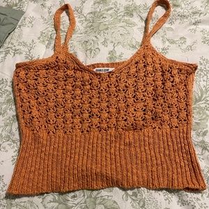 Crochet crop top from boutique